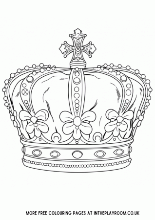 Free Printable Royal Colouring Pages For The Coronation - In The Playroom