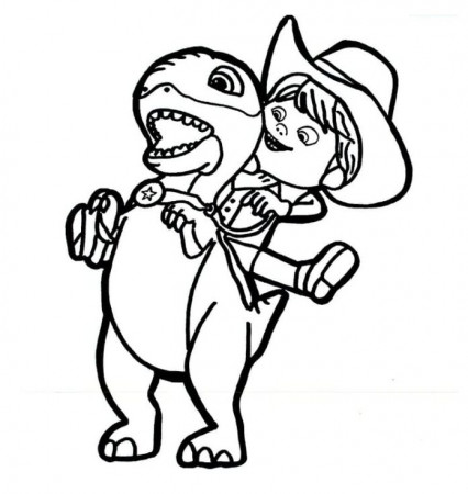 Dino Ranch coloring book for kids to print and online