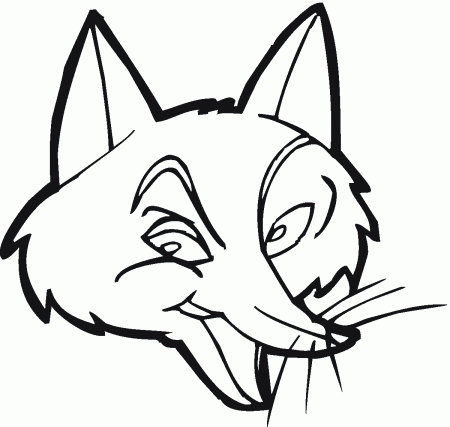 Fox coloring pages | The Sun Flower Pages