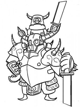 Coloring Pages Clash Royale - Morning Kids