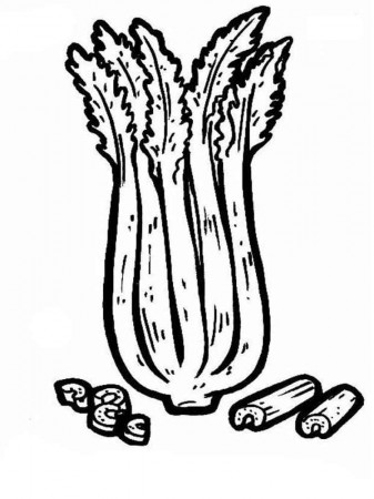 Celery coloring pages. Download and print Celery coloring pages