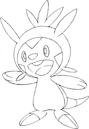 Coloring Pages Pokemon - Chespin - Drawings Pokemon