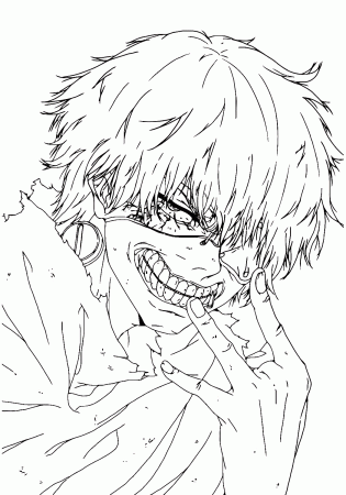 Tokyo Ghoul coloring pages | Coloring pages to download and print