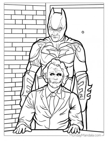 40 Batman Coloring Pages (Free PDF Printables)