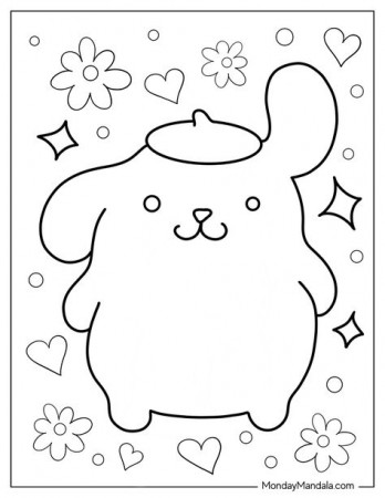 Fun and Cute Pompompurin Coloring Pages ...