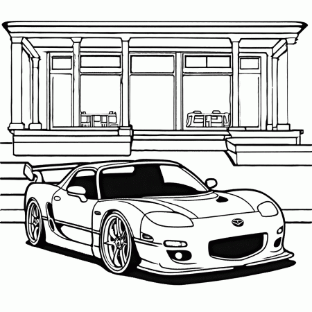 100+ Cars Coloring Pages for Free ...