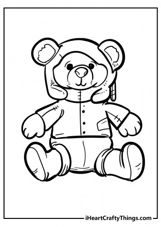 Printable Teddy Bear Coloring Pages (Updated 2022)