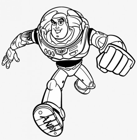 Buzz Lightyear Coloring Pages Transparent PNG - 1341x1310 - Free Download  on NicePNG