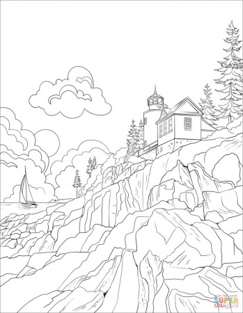50 Free Printable Travel Coloring Book Pages (while we're stuck at home) -