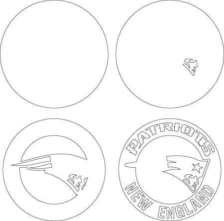 New England Patriots Multi Layered Laser Cut files svg dxf ai png –  DreamDarwins Laser Cut Files