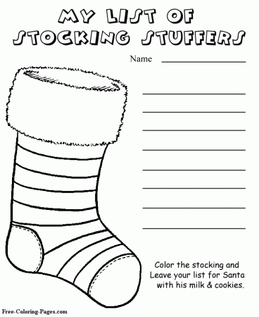 Christmas Coloring Pages, Sheets and Pictures