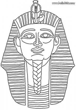 PHARAOH coloring pages - Pharaoh Mask