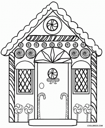 Simple Free Printable House Coloring Pages For Kids - Widetheme
