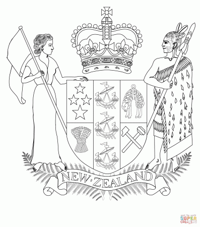 New Zealand coloring pages | Free Coloring Pages