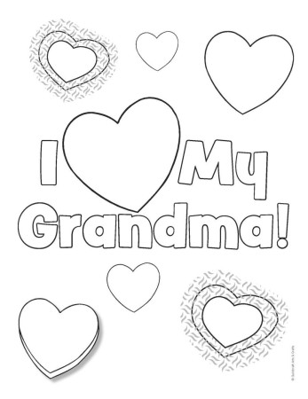 grandma birthday coloring pages free coloring pages of happy ...