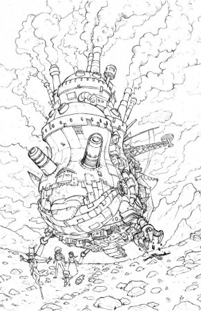 Howl's Moving Castle Lines by ArtByGiuseppe | Ghibli artwork, Ghibli art, Howl's  moving castle tattoo