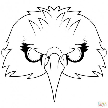 Eagle Mask coloring page | Free Printable Coloring Pages | Eagle mask,  Printable animal masks, Coloring pages