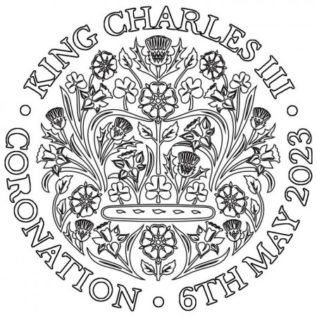 Coloring page King Charles III : King Charles III coronation 1