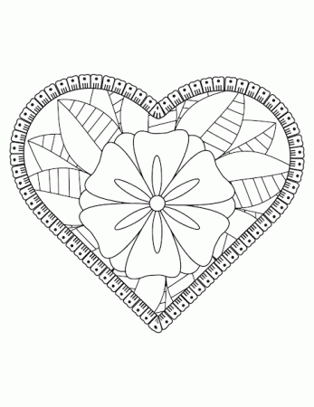 Premium Vector | Heart coloring page for adult and kids. love coloring  vector. valentine pattern design. love art