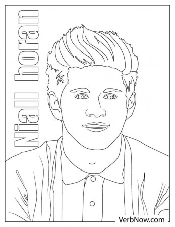 Free ONE DIRECTION Coloring Pages & Book for Download (Printable PDF) -  VerbNow