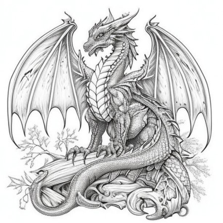 ULTIMATE DRAGONS Coloring Pages for Teens and Adults - Etsy