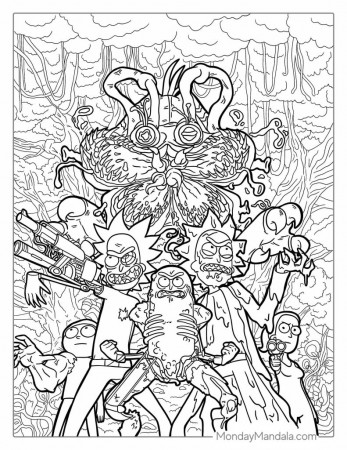 20 Rick and Morty Coloring Pages (Free ...