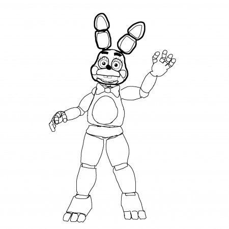 After outlining a toy Bonnie image, I ...