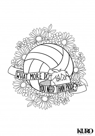 Karasuno Tattoo Coloring Pages 1st Years - Etsy