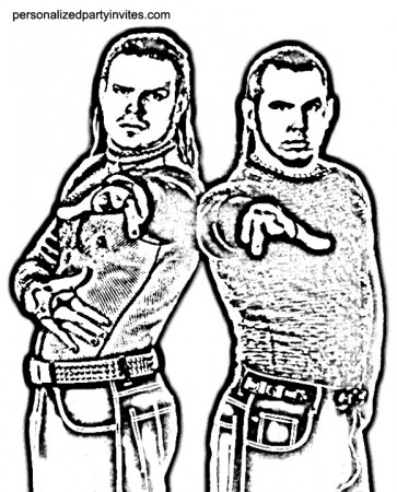 matt hardy coloring page Archives -