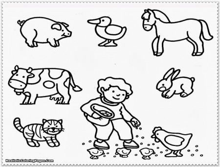 Farm Animal Coloring - Get Coloring Pages