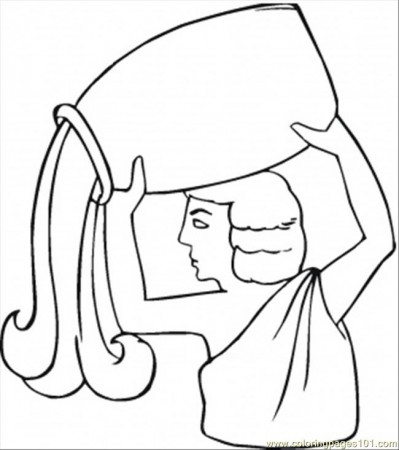 Aquarius Coloring Page for Kids - Free Star Signs Printable Coloring Pages  Online for Kids - ColoringPages101.com | Coloring Pages for Kids