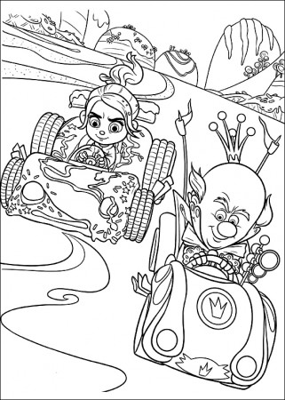 Wreck it ralph to download - Wreck-It Ralph Kids Coloring Pages