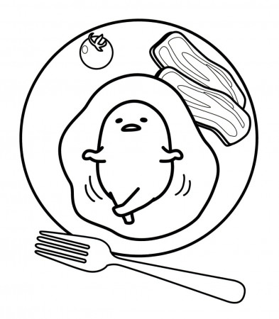 Kawaii Gudetama Gudetama Coloring Pages Printable - Novocom.top