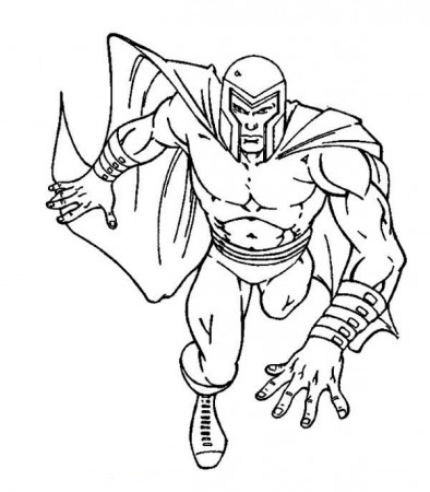 Magneto (Supervillains) – Printable coloring pages