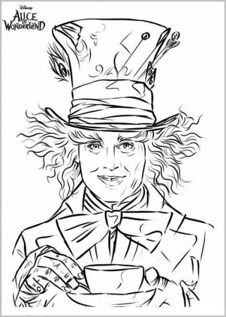 Alice in Wonderland Coloring Pages | 90 images Free Printable