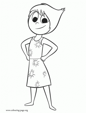 Joy - Inside Out Coloring Page