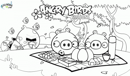 Angry Birds Colouring Pages Pdf - Coloring