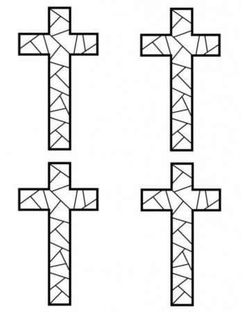 Free Printable Cross Coloring Pages -