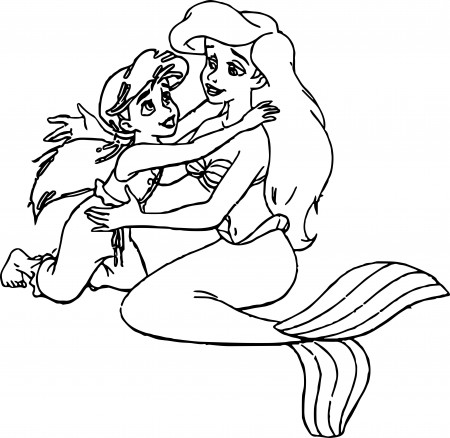 Disney The Little Mermaid 2 Return to the Sea Coloring Page ...