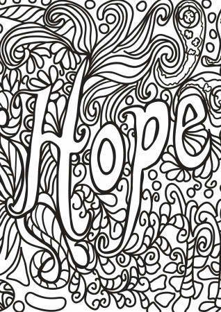 Free book quote 5 - Positive & inspiring quotes Adult Coloring Pages