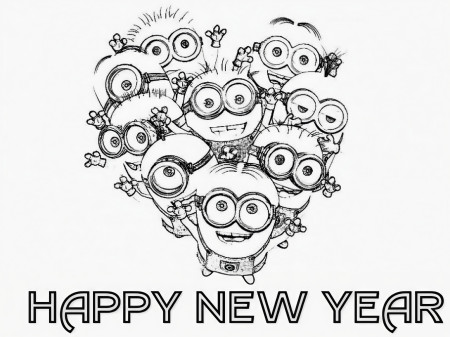 43 Most Ace Coloring Pages Happy New Year Background 2015 ...