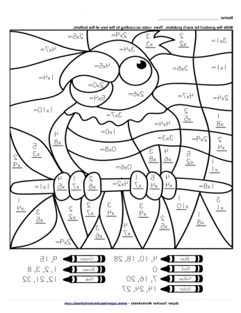 Coloring Pages : Amazing Math Coloring Worksheets 4th Grade ...