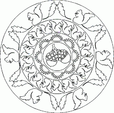 Mandala Animals Coloring Pages