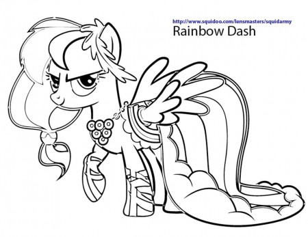 little pony printable coloring
