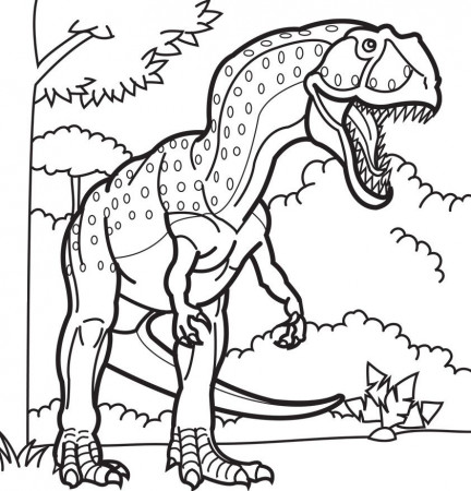 Giganotosaurus Coloring Pages | Dinosaurs Pictures and Facts