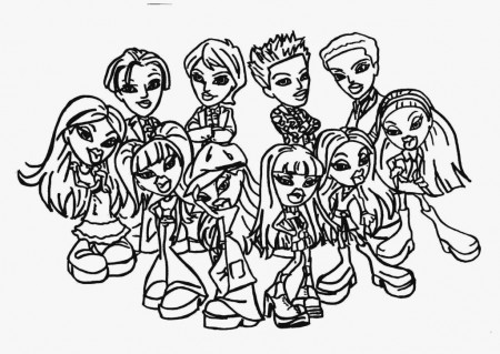 Bratz Coloring Pages - Free Coloring Pages For KidsFree Coloring 