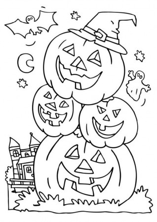 Halloween coloring pictures | coloring pages for kids, coloring 