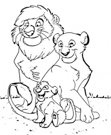 The best Lion King coloring pages