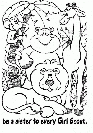 Daisy Scout Coloring Pages 310 | Free Printable Coloring Pages