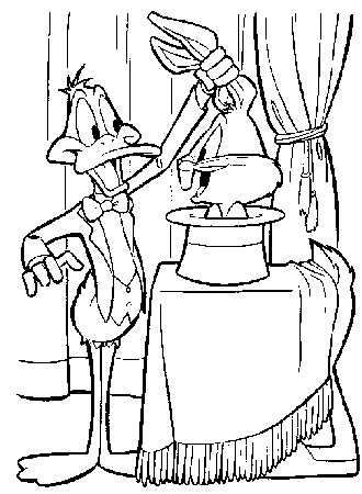 Drawn Heroes | Looney Tunes Coloring pages